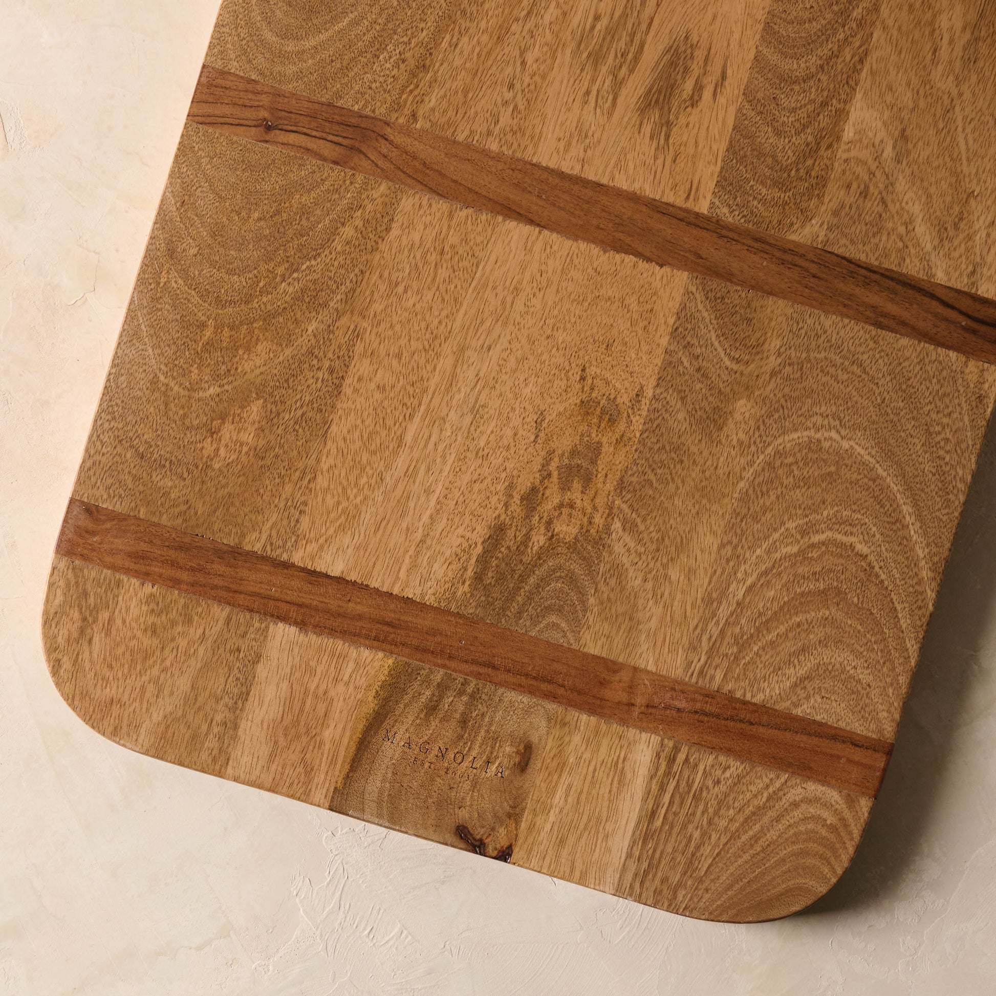 magnolia herringbone serving board