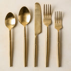Antique Gold Flatware (Set of 5)