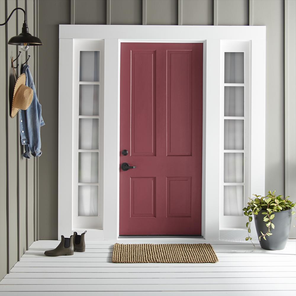 Farmhouse red exterior paint