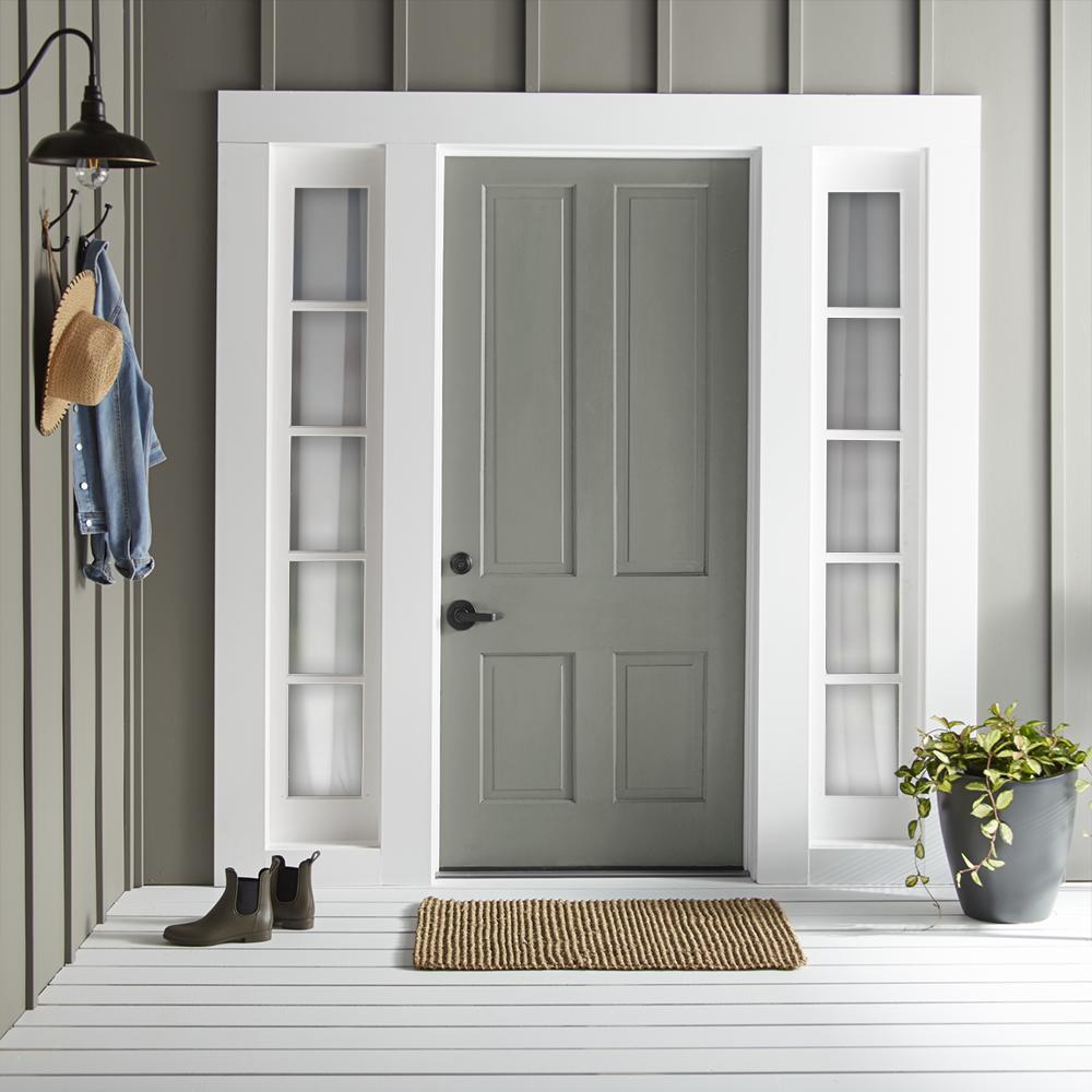 Pale ivy green exterior paint