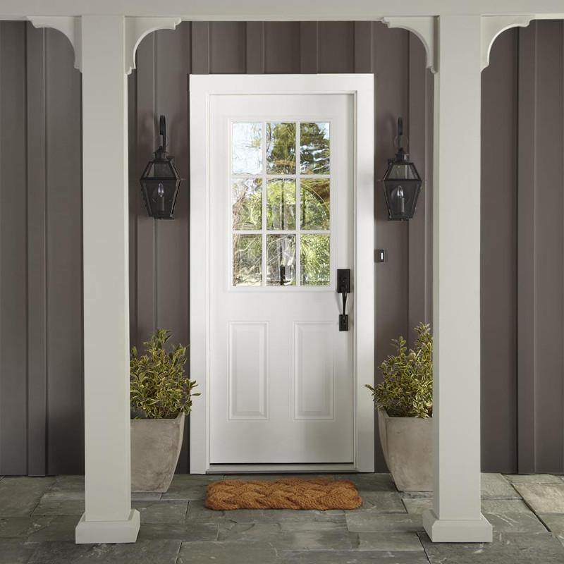 Woodsy brown with a touch of green exterior paint