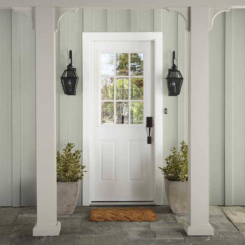 Soft tan with notes of gray exterior paint
