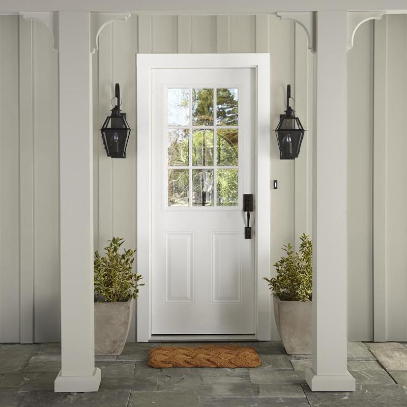 Sandy tan with pink notes exterior paint