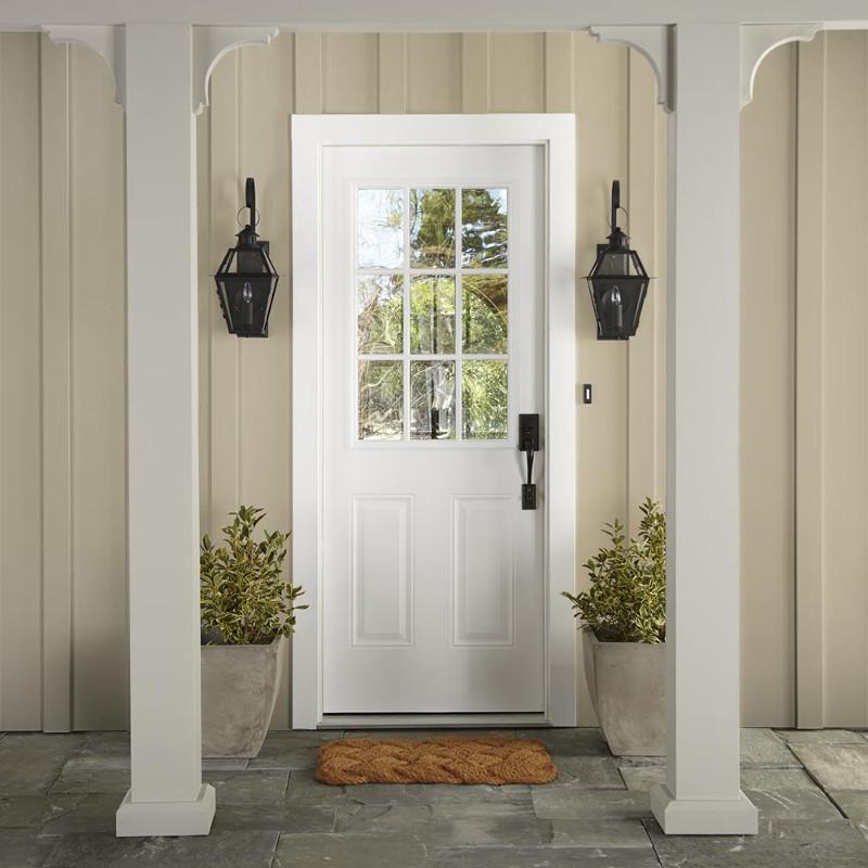 Tan and beige with notes of honey exterior paint