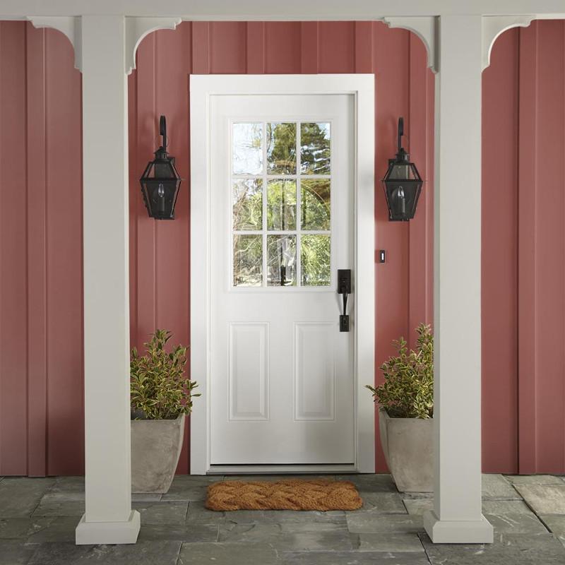 rusty red exterior paint