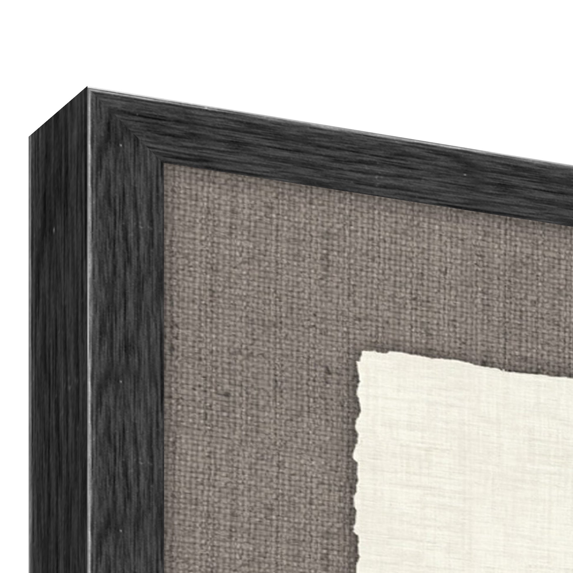 framed architectural sketch of a suspension bridge with black frame and grey mat