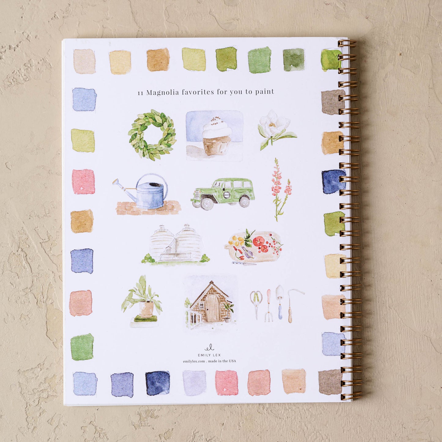 Magnolia Watercolor Workbook