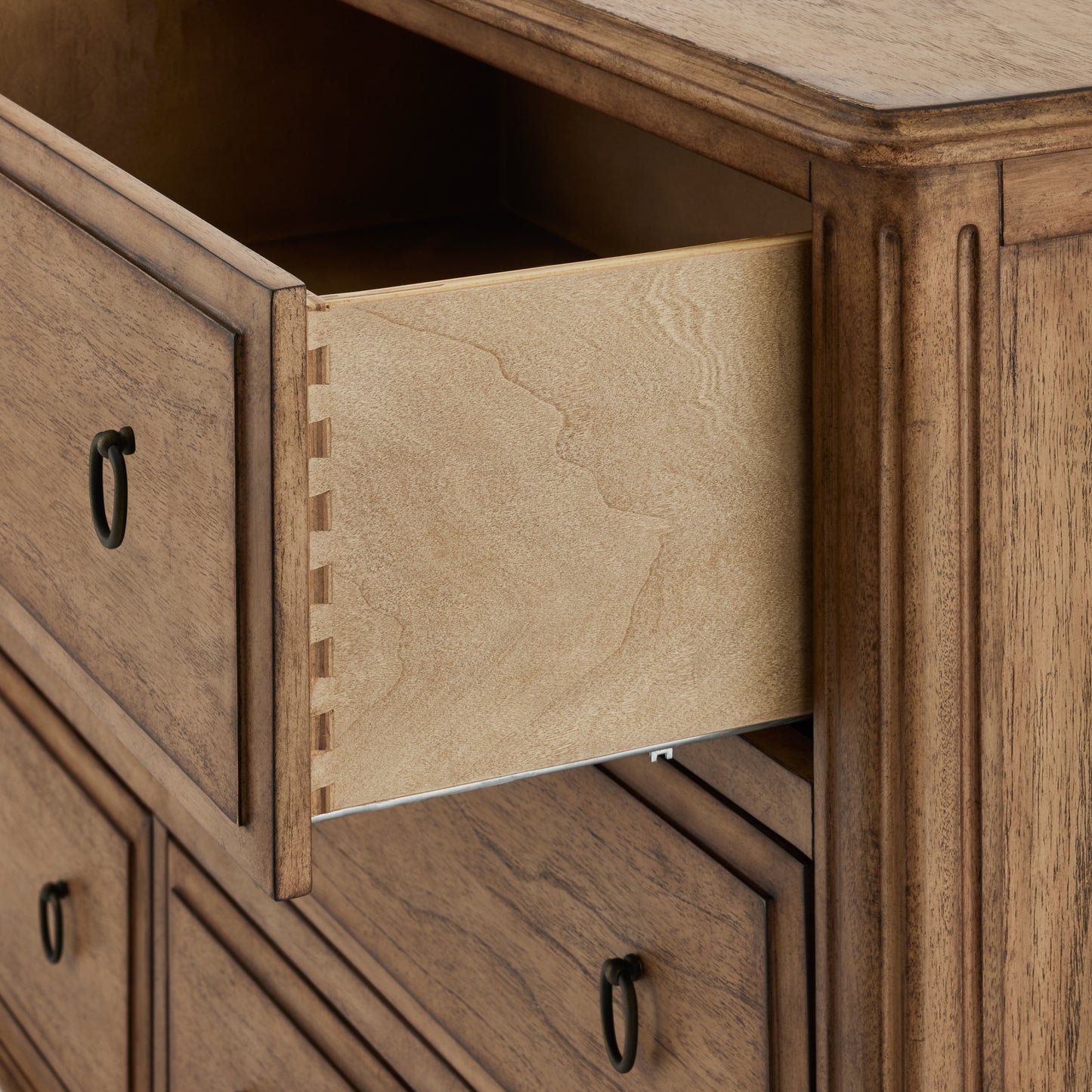 Corinne Dresser close up of open drawer