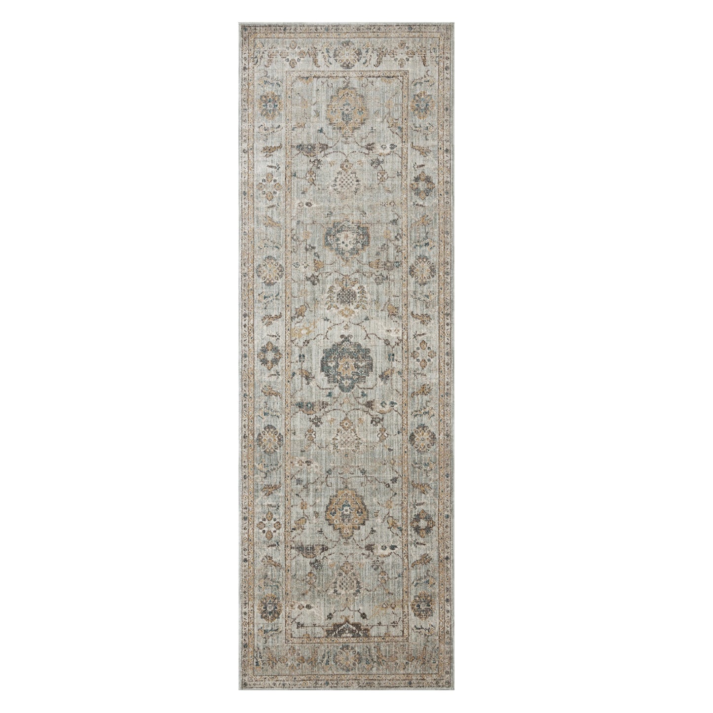 Millie Sky Gold Rug runner