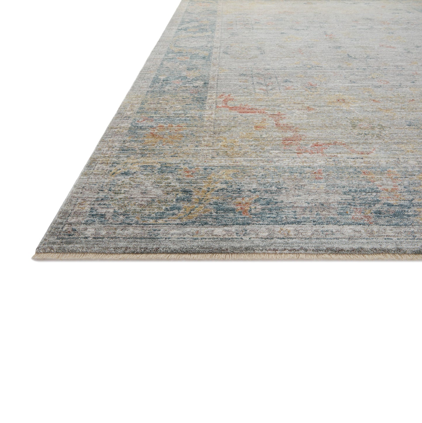 Millie Slate Multi Rug corner