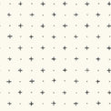 cream wallpaper with black plus sign and x pattern