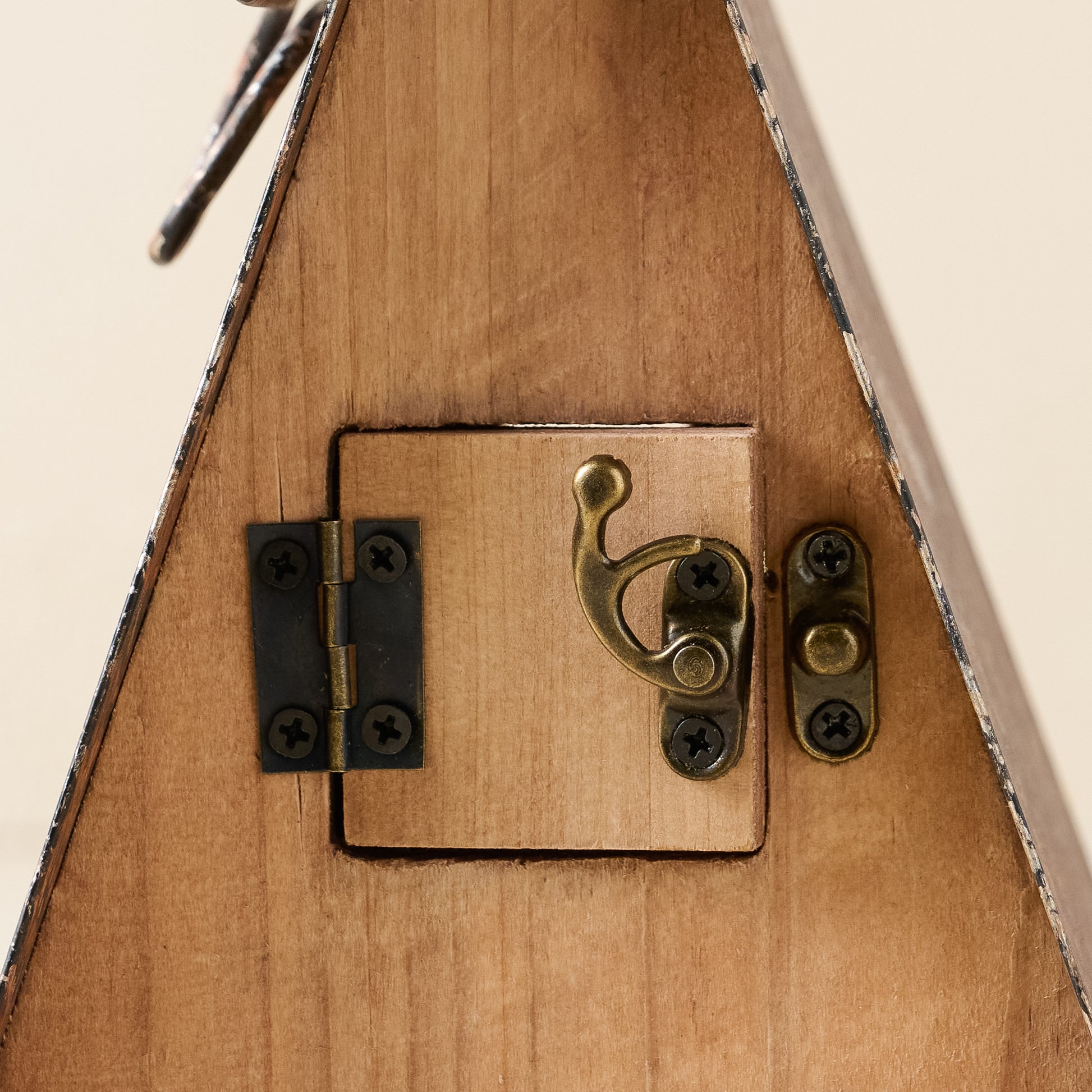 A-Frame Birdhouse with door closed