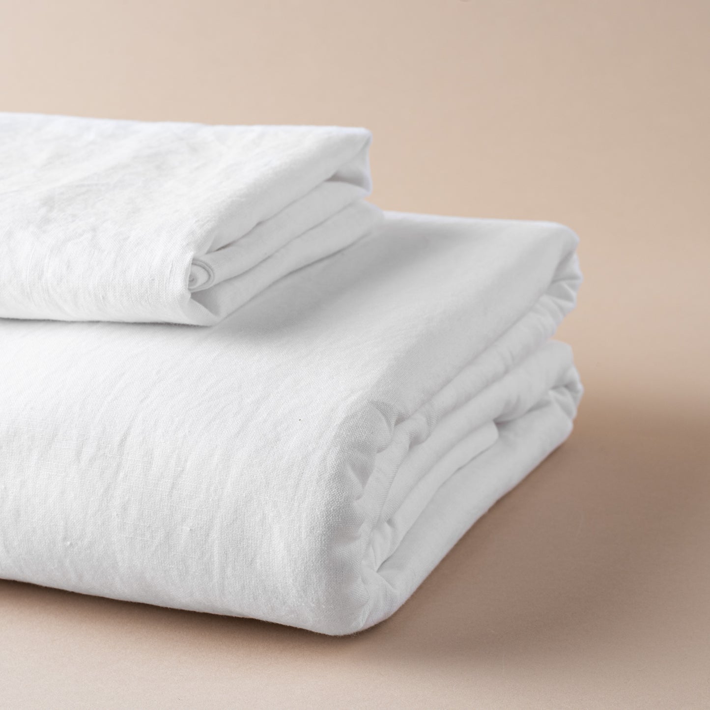 magnolia linen cotton duvet cover bedding in white