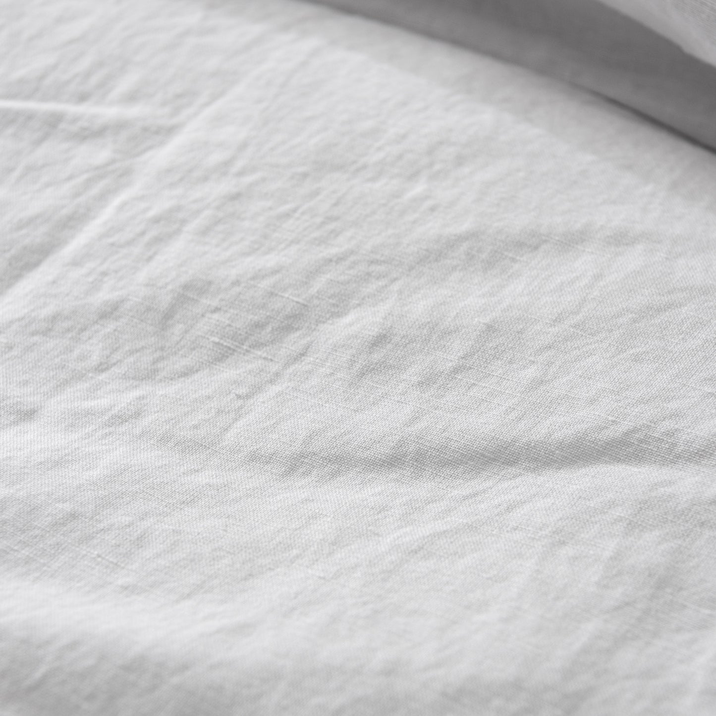 magnolia linen cotton duvet cover bedding in white