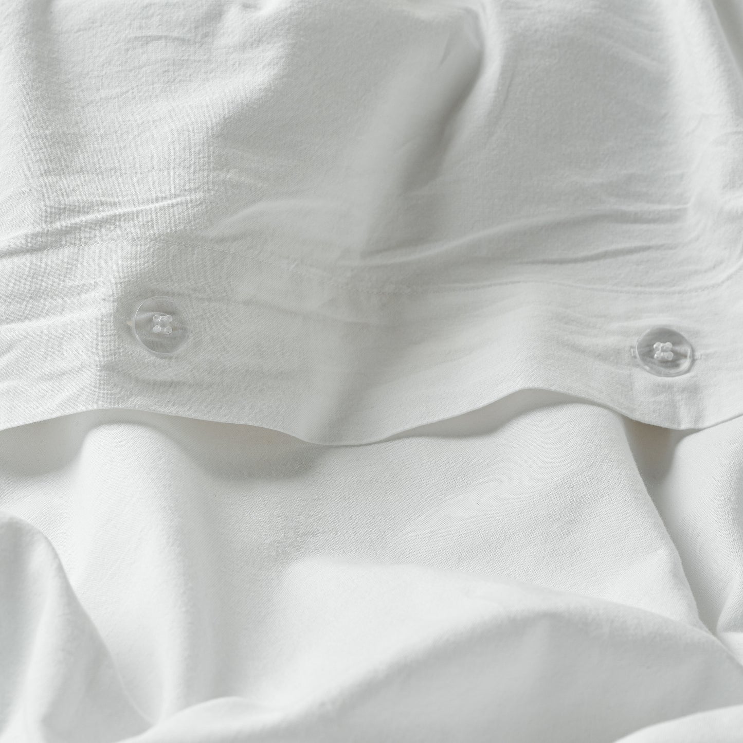 Optic White Melange Duvet Cover