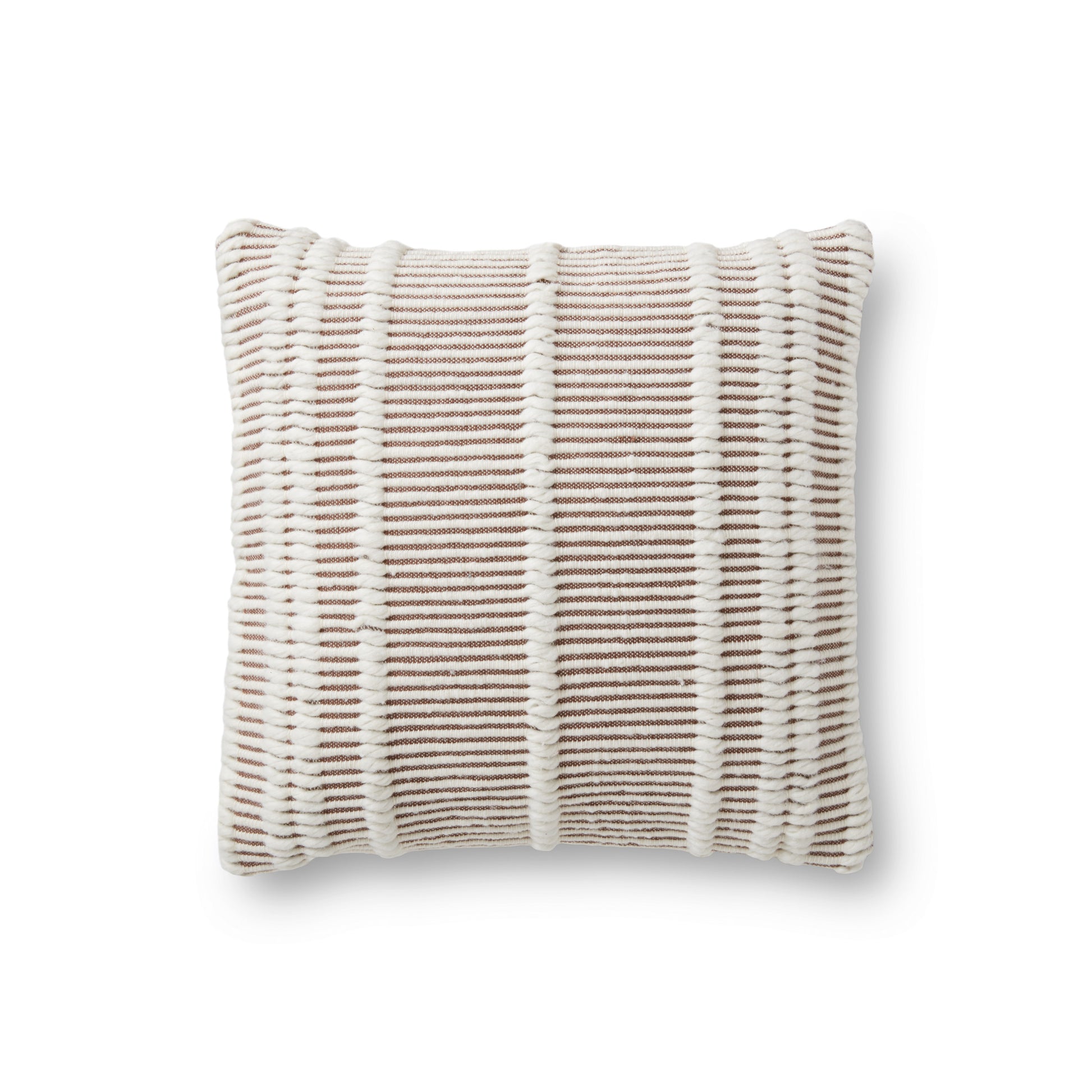 magnolia juliet neutral woven throw pillow