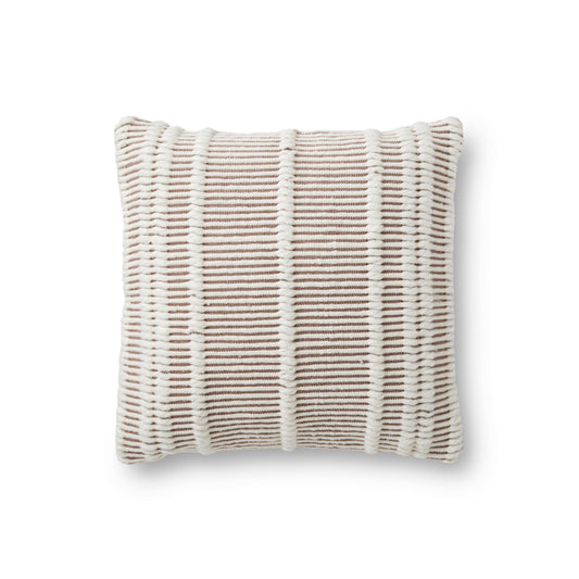 magnolia juliet neutral woven throw pillow
