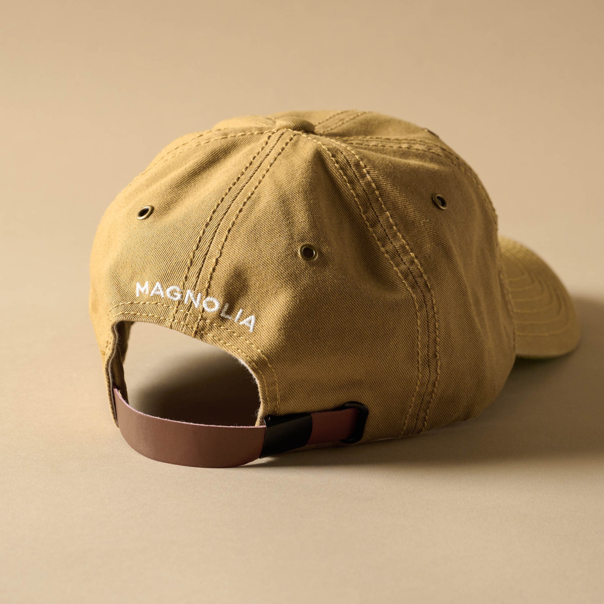Silos Distressed Baseball Hat - back of hat reads Magnolia