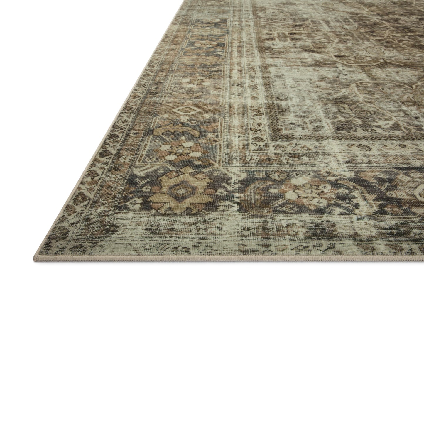 Sinclair Pebble Taupe Rug corner