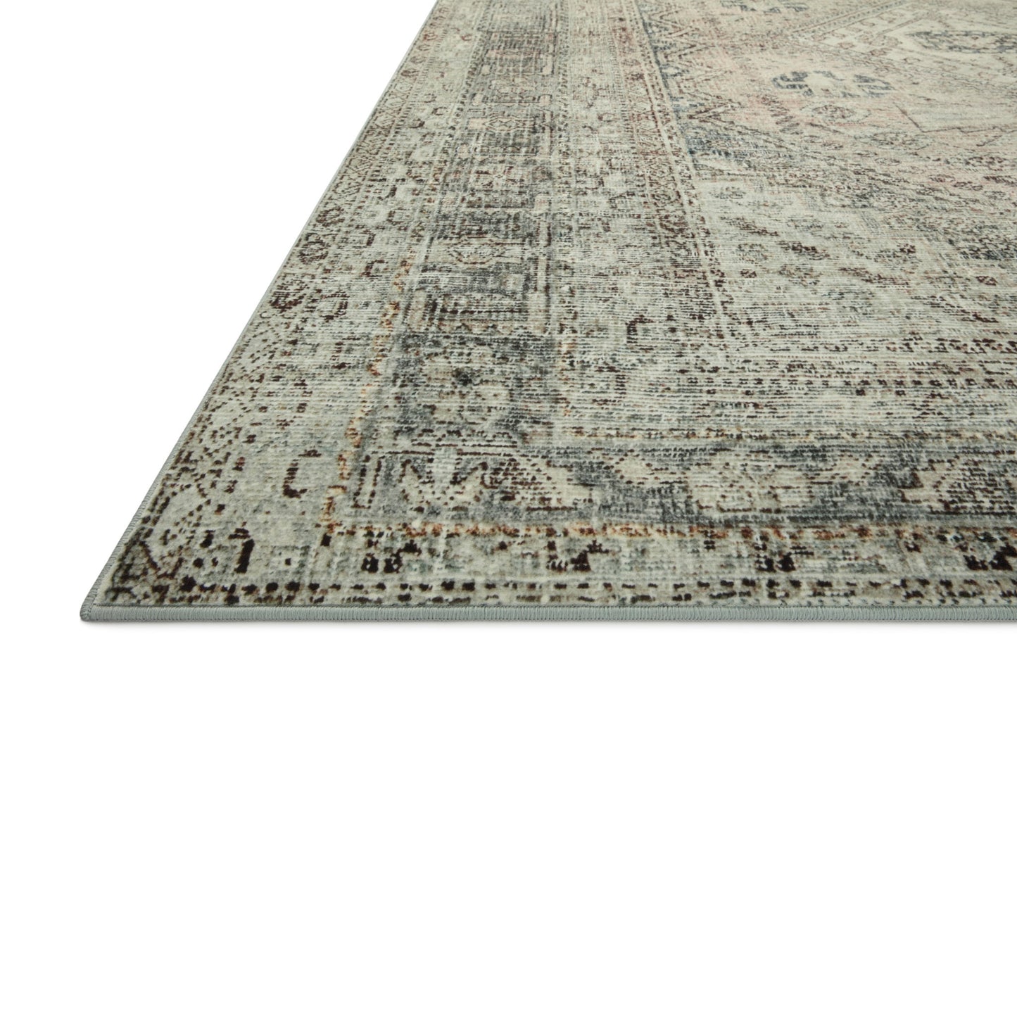 Sinclair Natural Sage Rug corner
