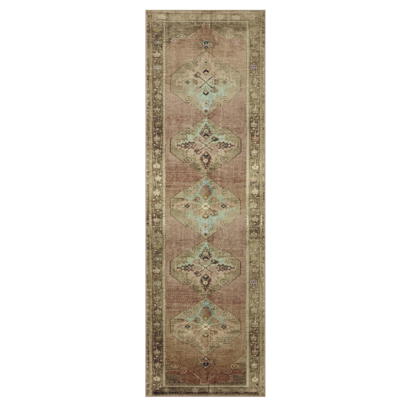 Sinclair Clay Tobacco Rug runner