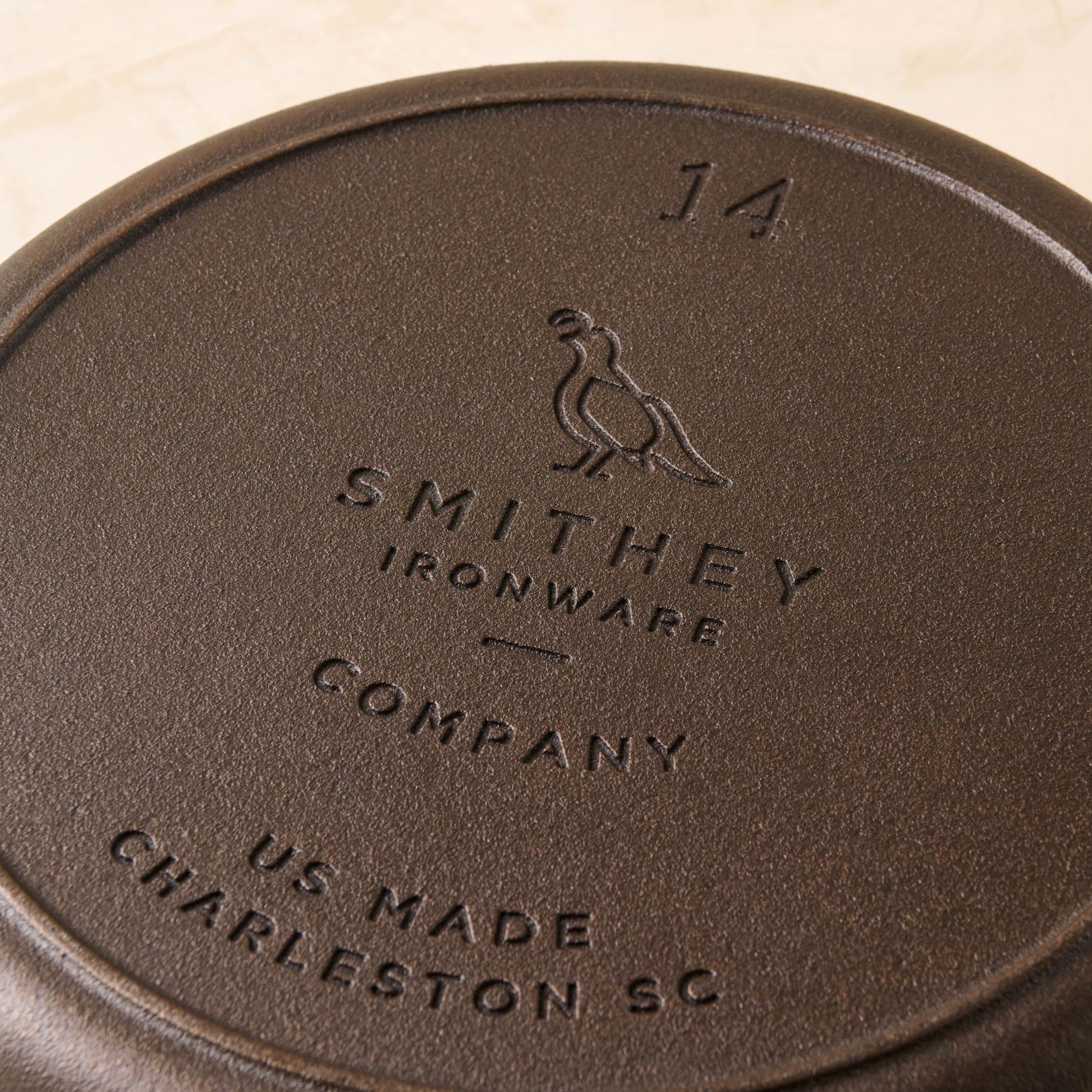 Magnolia Smithey No. 14 Dual Handle Skillet Bottom Detail