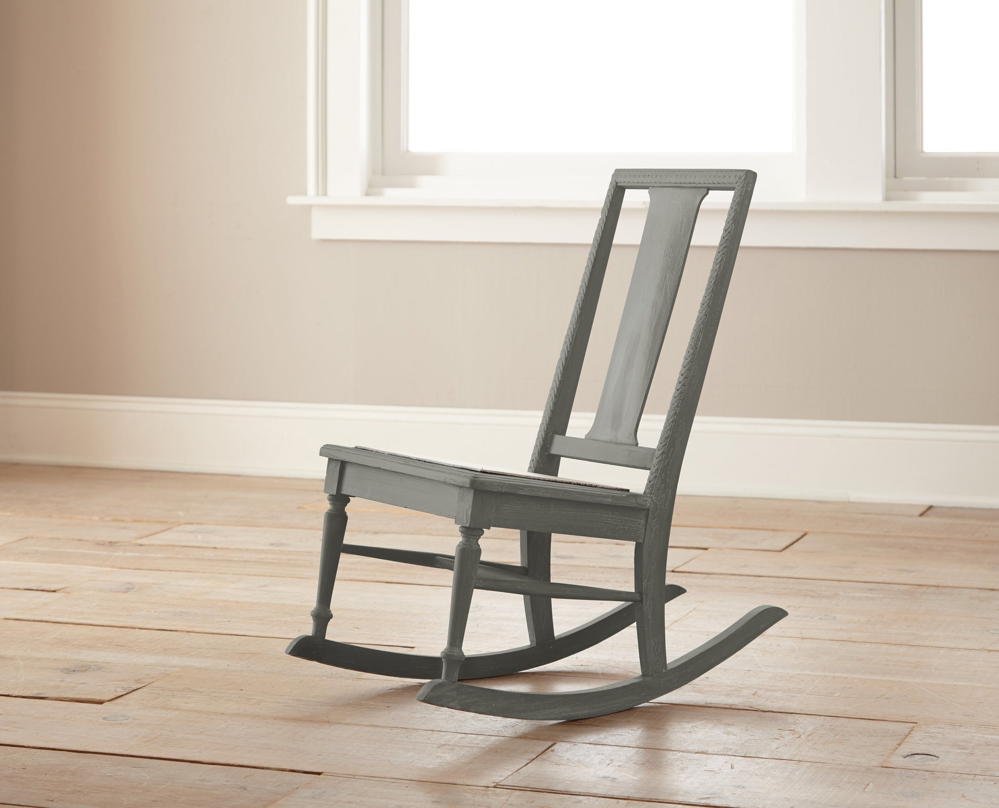 dark grey with olive undertone chalk paint