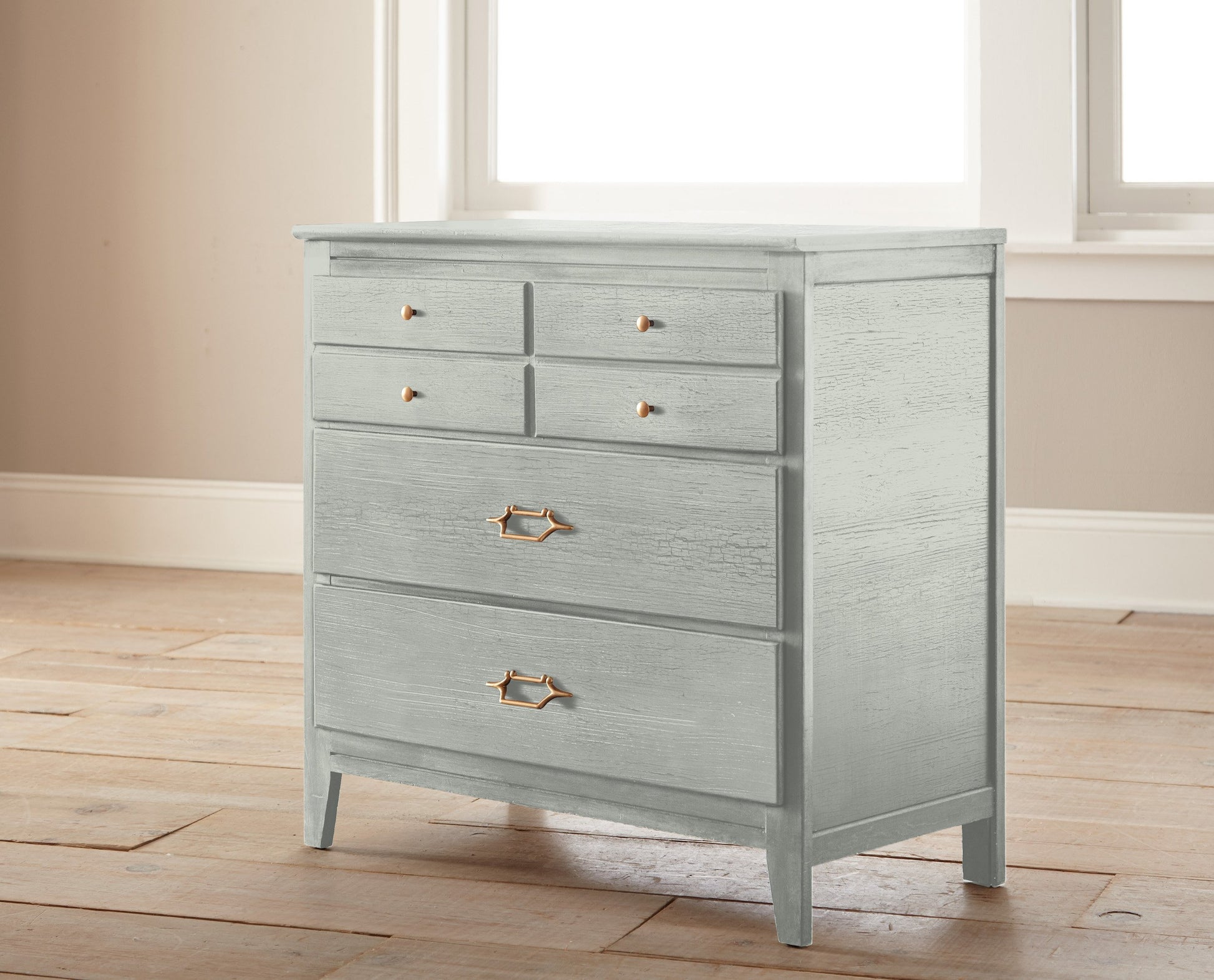 light blue grey with light green undertone chalk paint