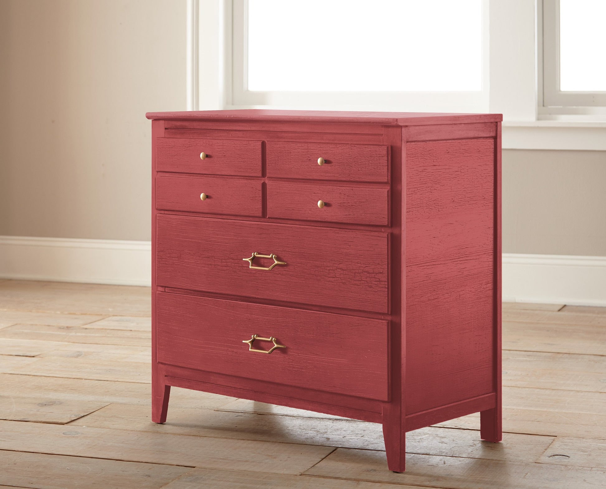 tomato red chalk paint