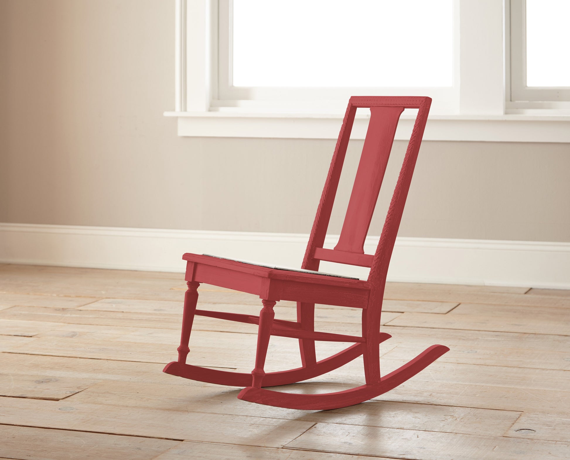 tomato red chalk paint