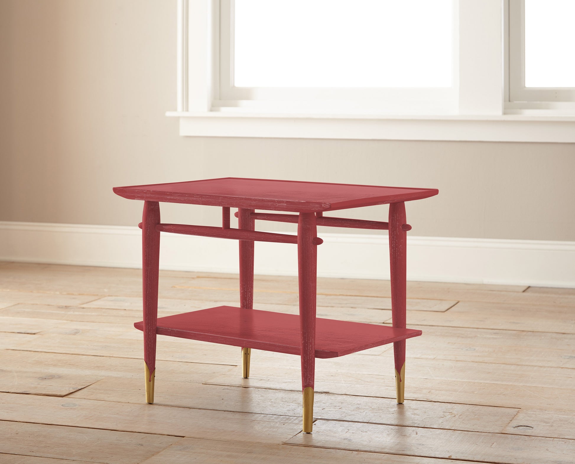 tomato red chalk paint