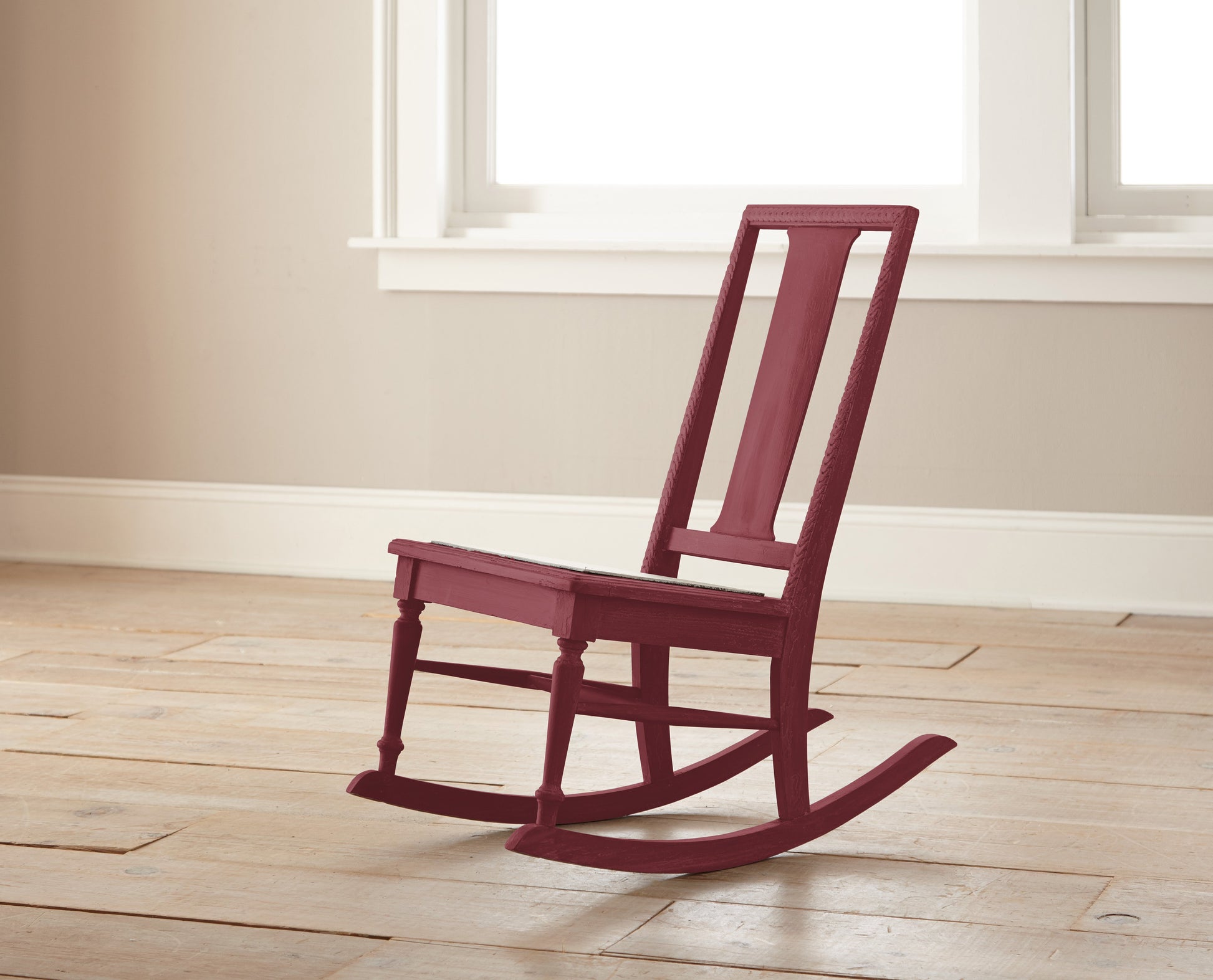 deep red chalk paint