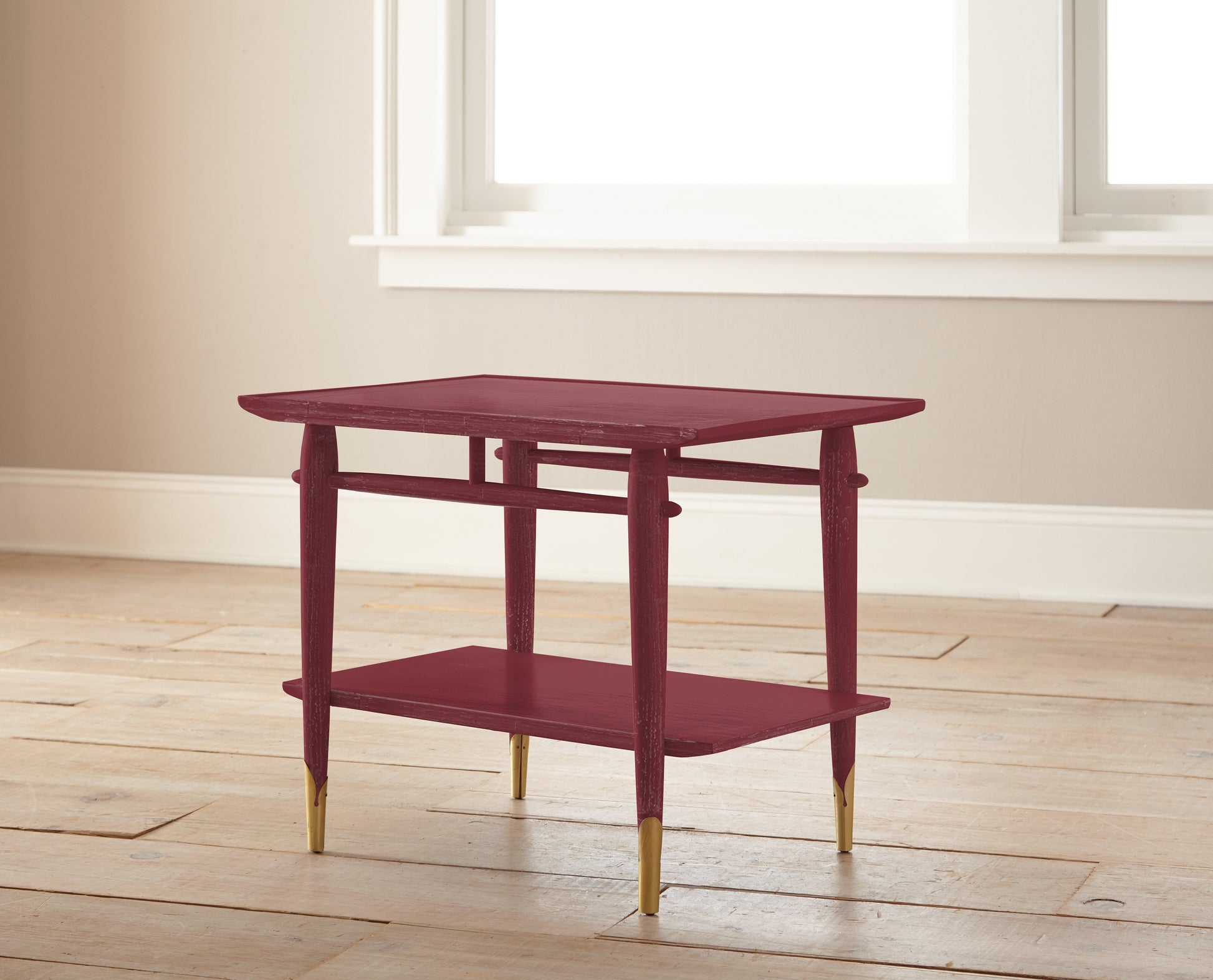 deep red chalk paint