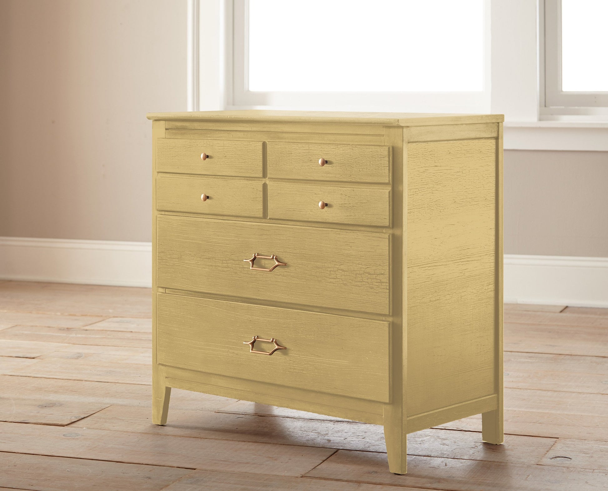 medium golden-yellow chalk paint
