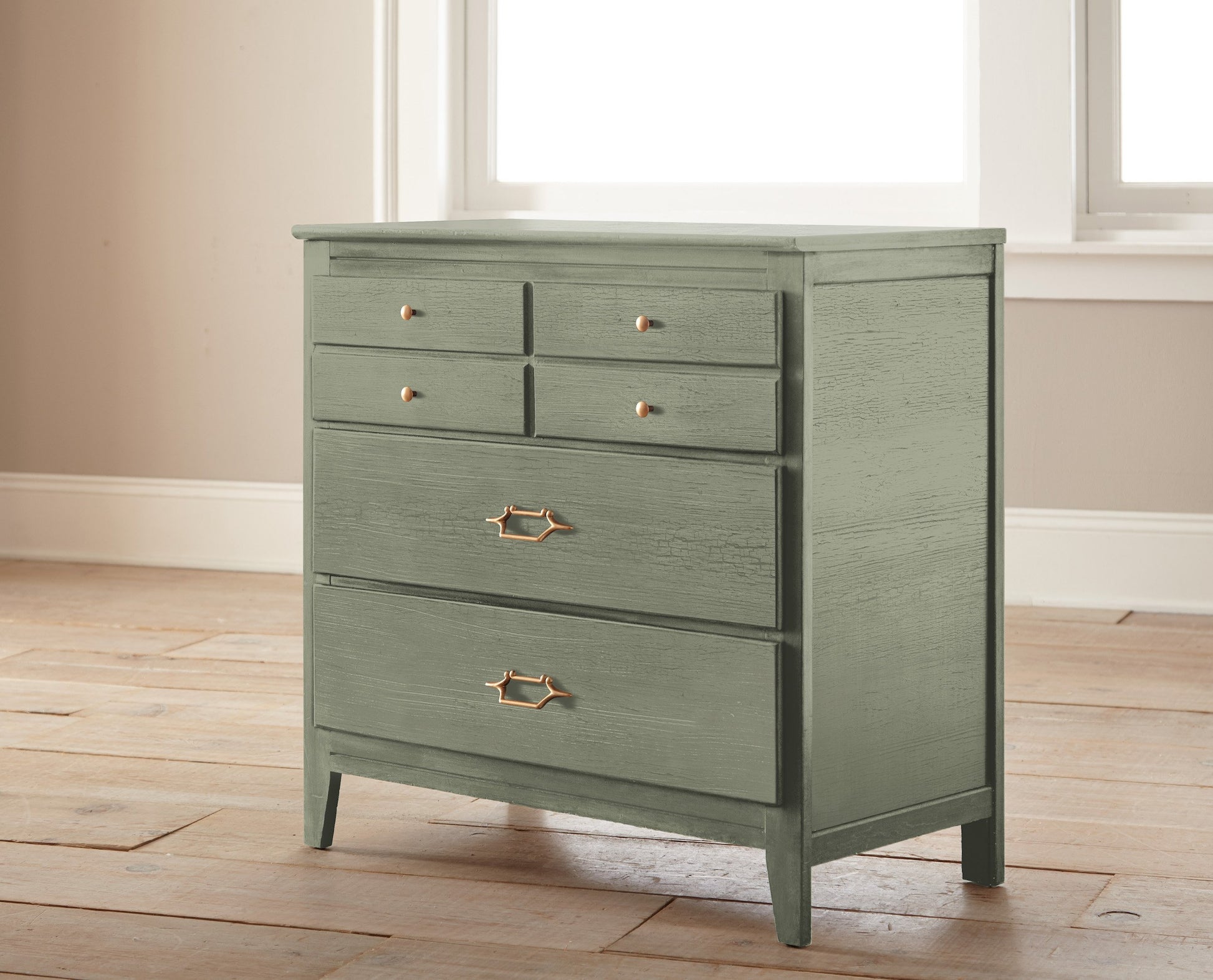 dark grey-green chalk paint