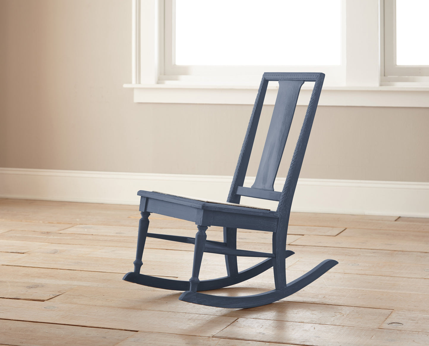 deep royal blue with grey undertone chalk paint