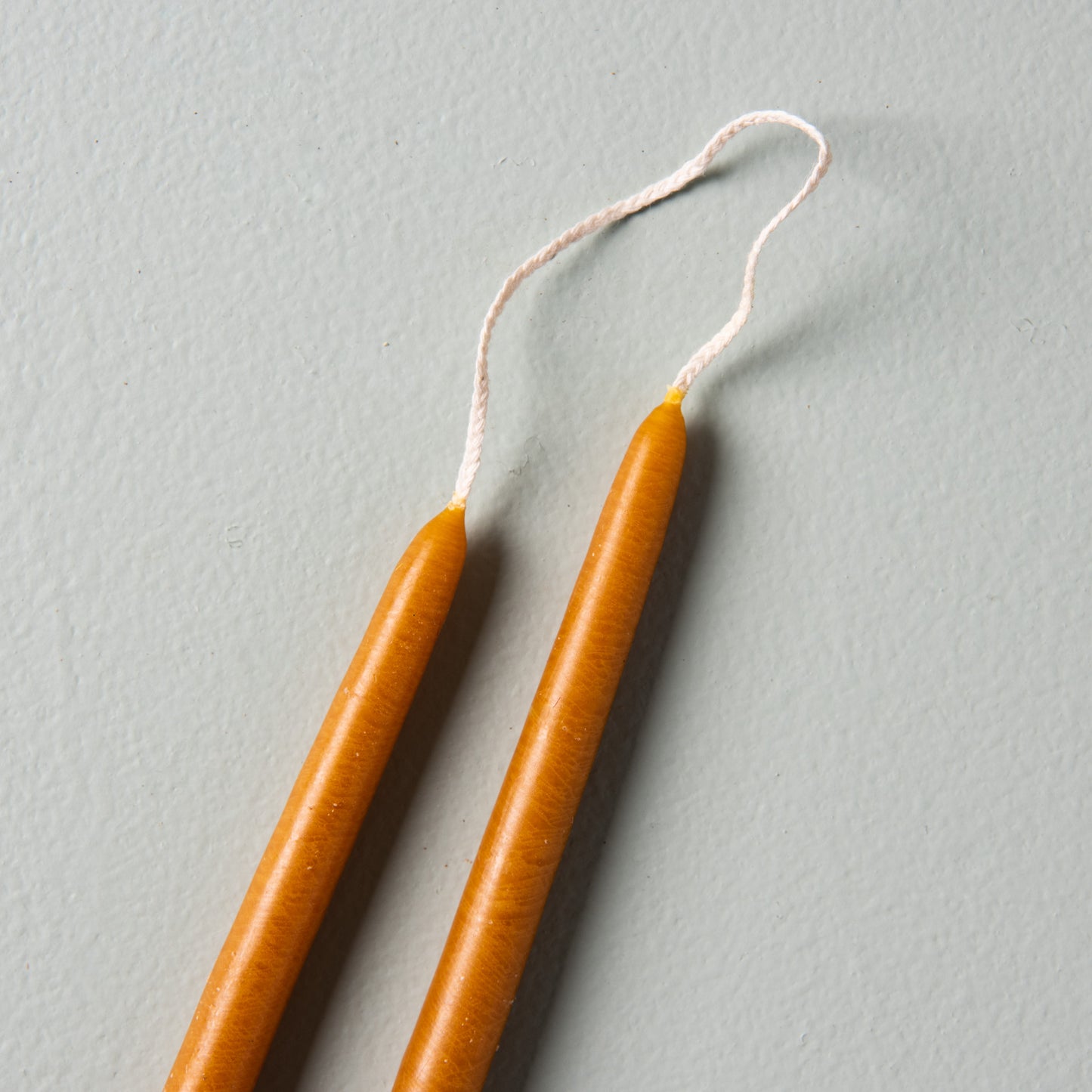 10" handmade skinny taper candles in various colors