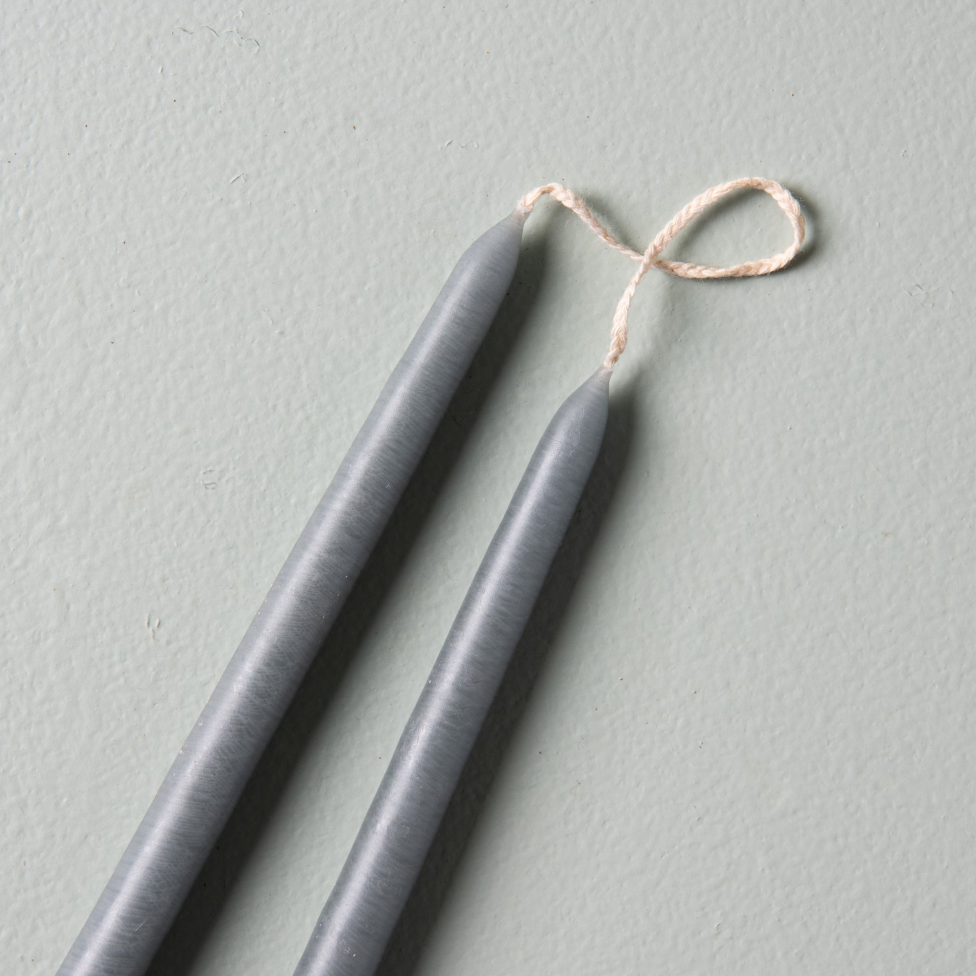 10" handmade skinny taper candles in various colors