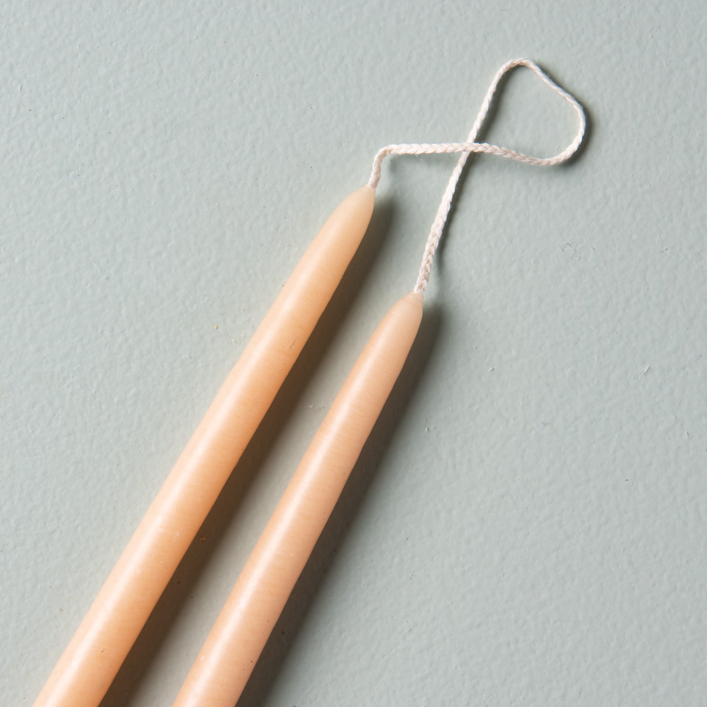 10" handmade skinny taper candles in various colors