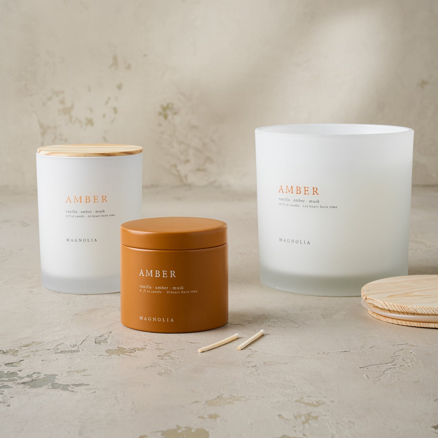 Magnolia Amber Candle
