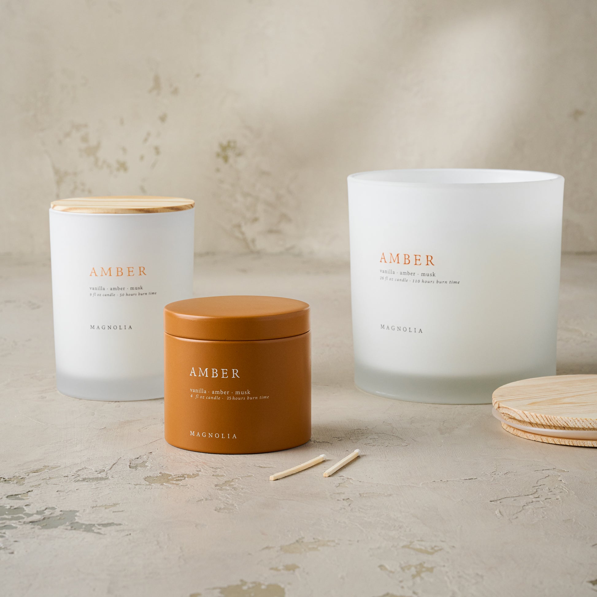 Magnolia Amber Candle