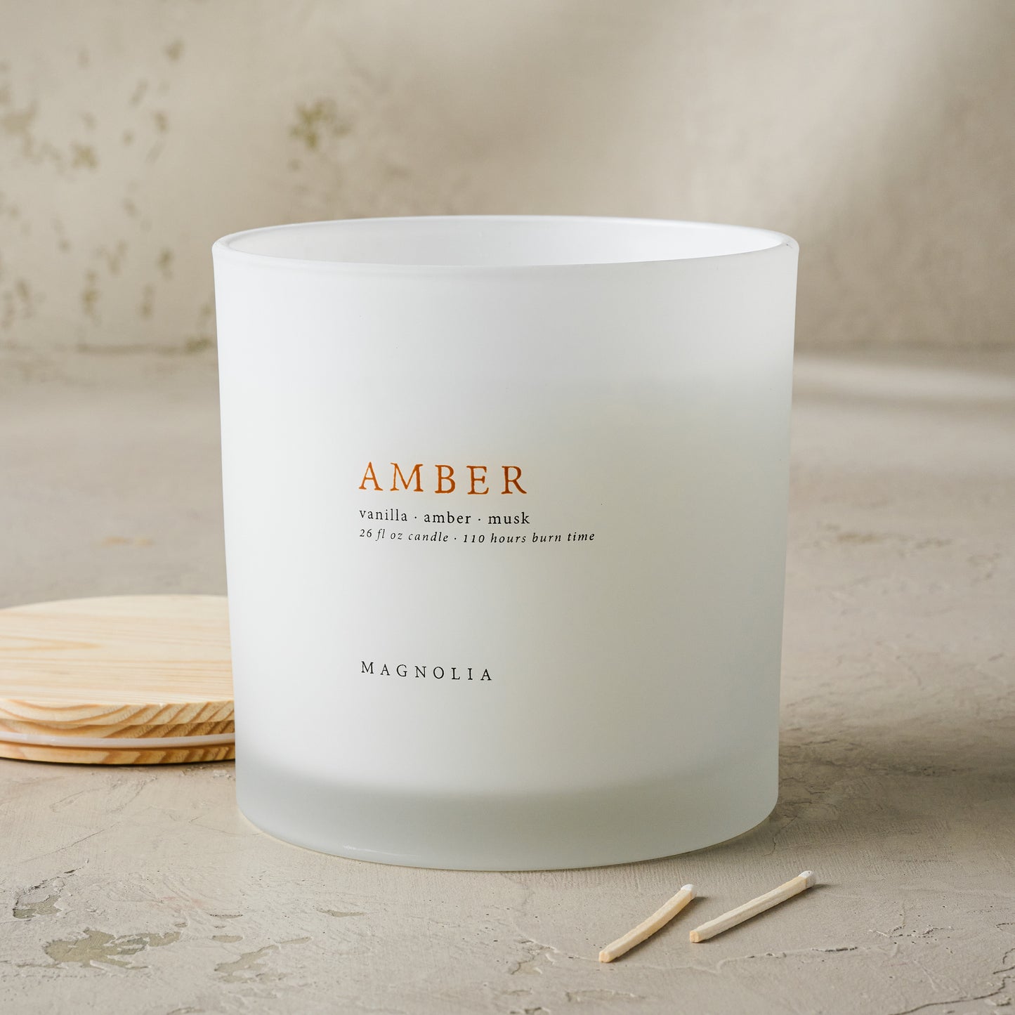 Magnolia Amber Candle