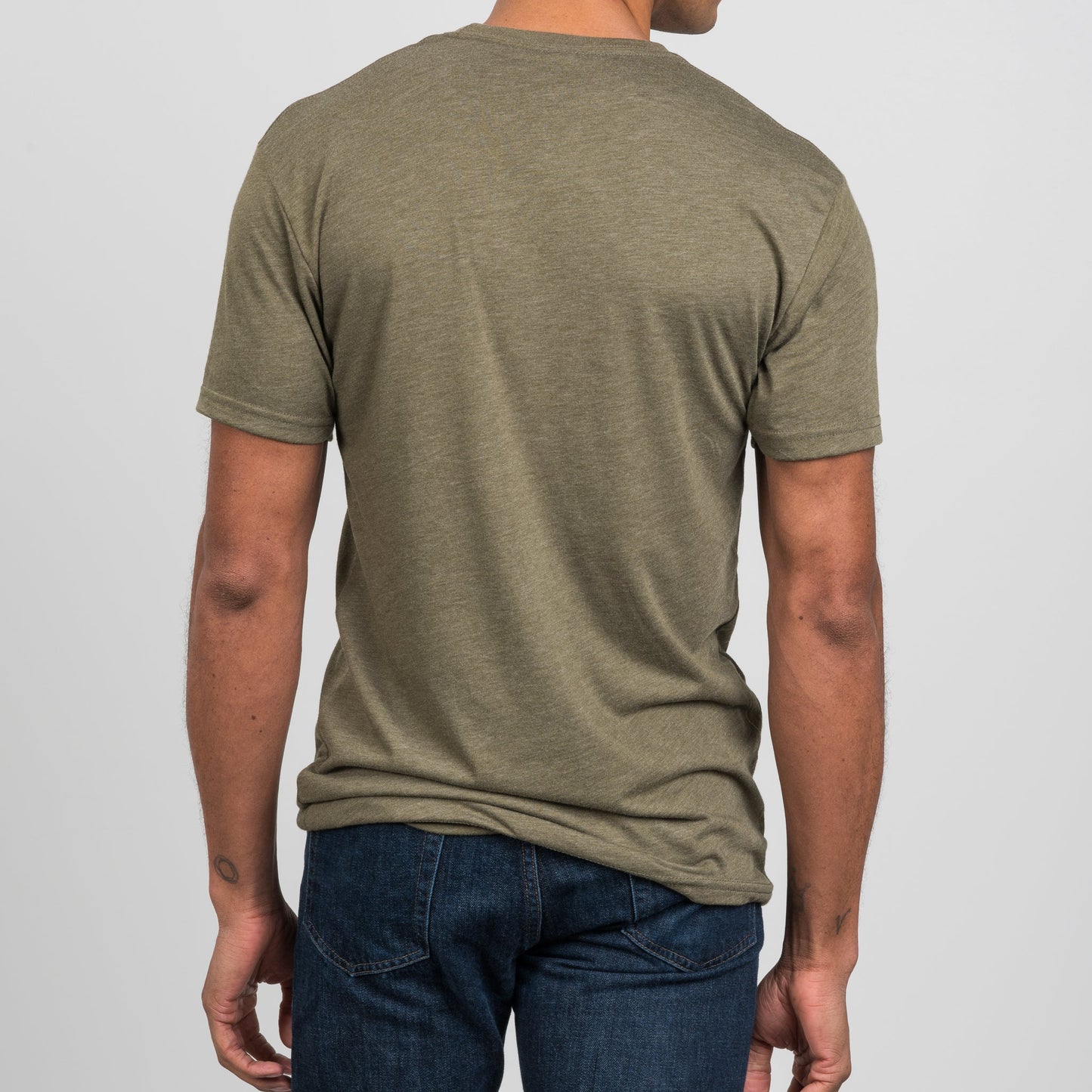 olive green magnolia vintage logo tshirt