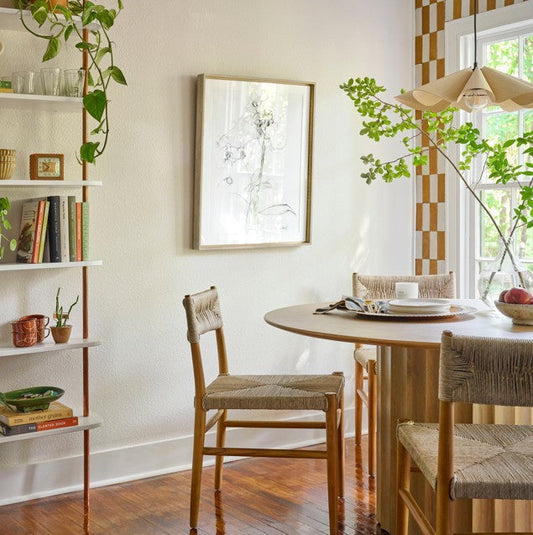 An eclectic dining room where the furniture makes a statement.