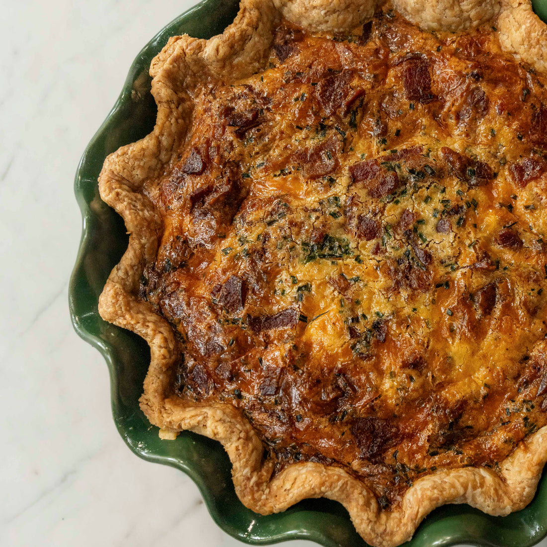 Bacon Cheddar Quiche