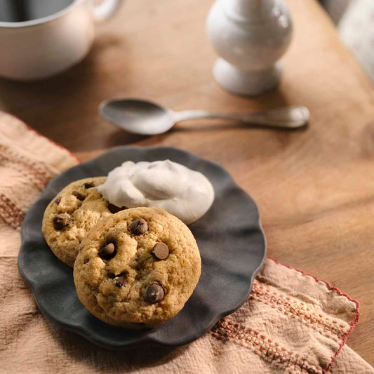 Jo's Way Chocolate Chip Cookies with Whipped Cream + Coffee Recipe