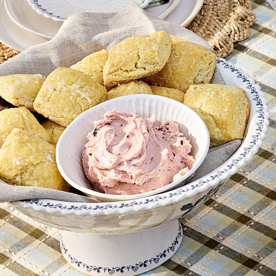 Buttermilk Biscuits with Blackberry-Lemon Butter