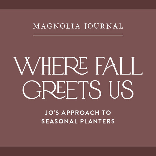 From the Journal: Where Fall Greets Us