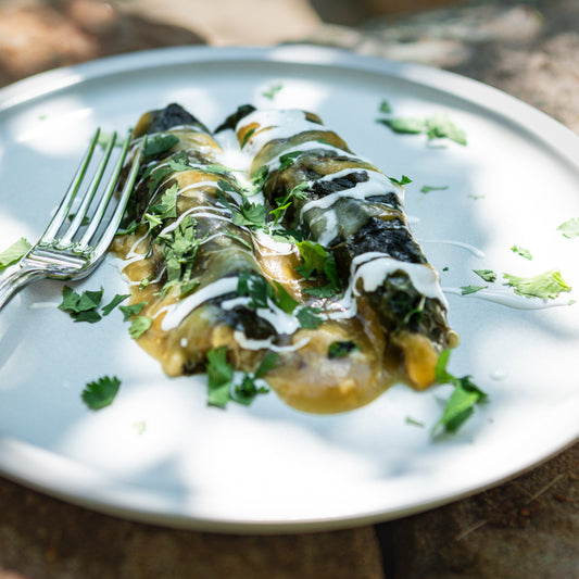 Annie Starke's Chicken and Swiss Chard Enchiladas