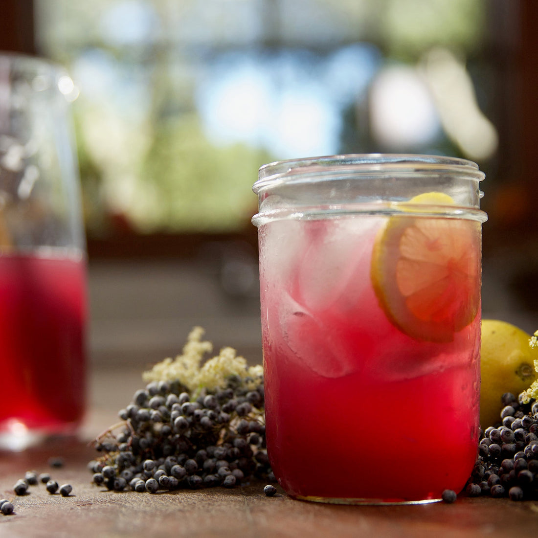 Elizabeth Poett's Elderberry Spritzer (Non-Alcoholic)